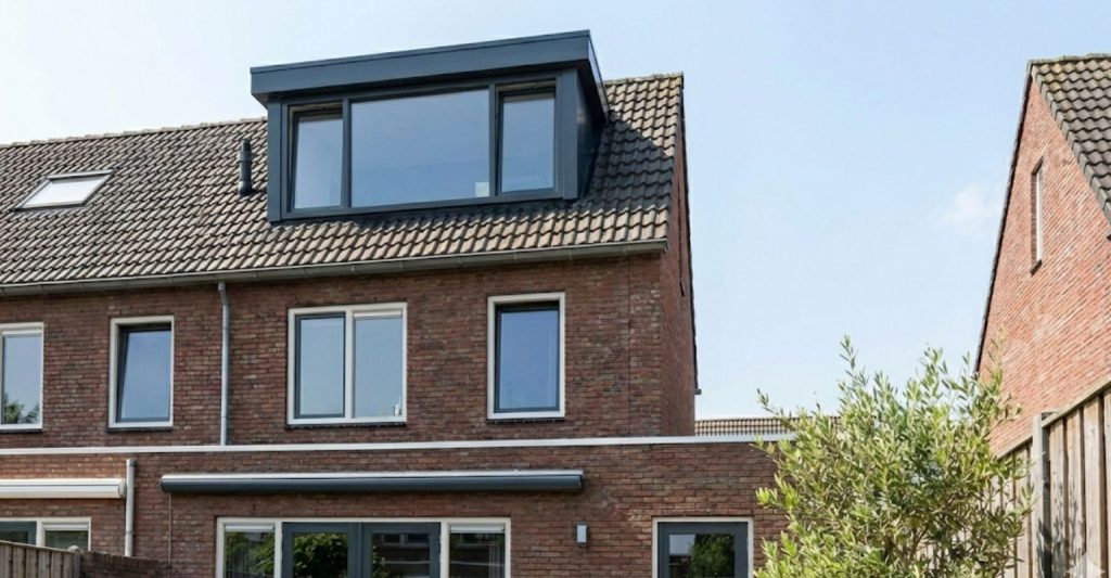 Dakkapel in DenBosch - Kunststof dakkapel